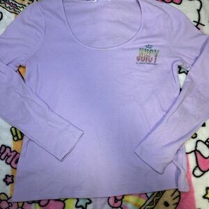 Juicy Couture Kids Lilac Long Sleeve Tee